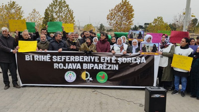 Nusaybin- Kamışlo sınırında nöbet sürüyor: 'Kürtlerin hakları insanlığın, barışın, özgürlüğün hakkıdır'