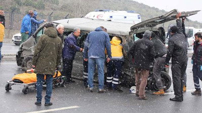 İstanbul'da zincirleme kaza