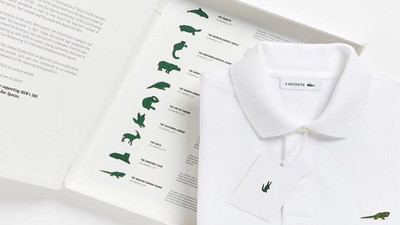 Lacoste'un timsah logosu değişiyor