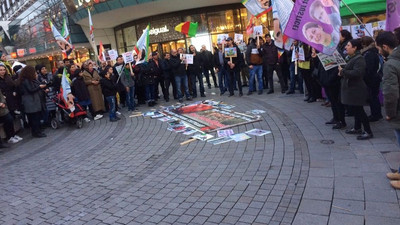 Stuttgart’ta Afrin protestosu