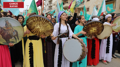 Kadınlardan Afrin'de 8 Mart kutlaması