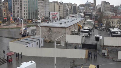 Taksim'e cami için pideciye tahliye bildirimi