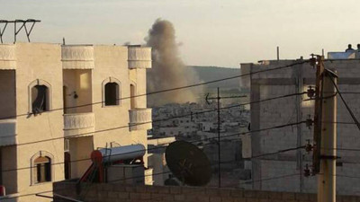 Savaş uçakları Afrin merkezini bombalıyor