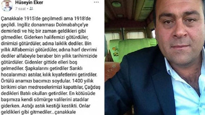 AKP'li Meclis üyesi tepki çeken Çanakkale paylaşımını sildi