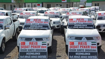 Sedat Peker, ÖSO'ya bu kez de araç gönderdi