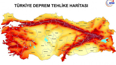'Deprem Tehlike Haritası riskleri değiştirmiyor'
