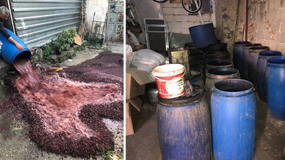 Adana'da 5 ton sahte rakı ele geçirildi