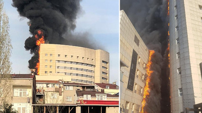 Taksim İlkyardım Hastanesi'nde yangın