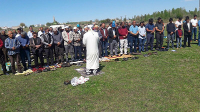 Bismilli çiftçiler yağmur duasına çıktı