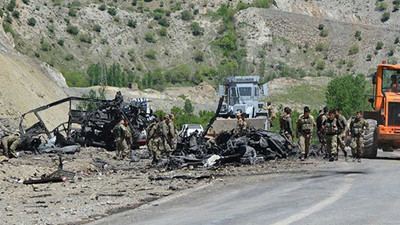 Mühimmat taşıyan TIR'da patlama