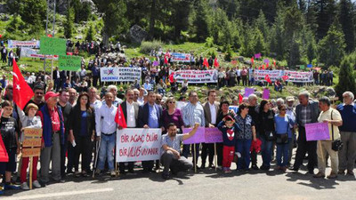 İbradı'da mermer ocağı isyanı