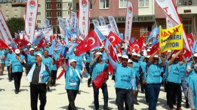 Türk-İş, 1 Mayıs'ı Hatay'da kutladı