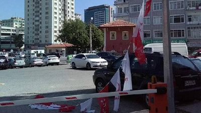 Kayseri'de Saadet Partisi'nin bayrakları indirildi