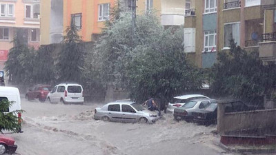 Ankara'yı yine sel vurdu