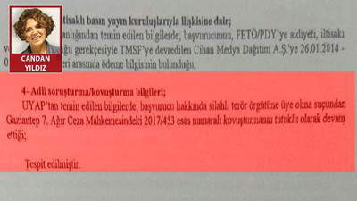 Tutuklu olmadığı halde 'tutuklu' denilerek başvurusu reddedildi