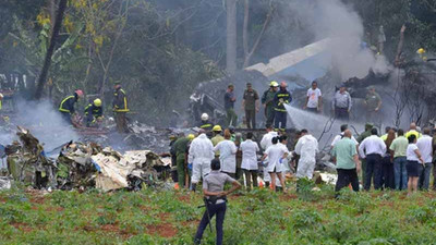 Küba'da yolcu uçağı düştü: 110 ölü