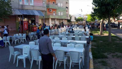 Halk kayyımın iftar yemeğine katılmadı