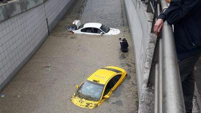 Ankara'da şiddetli yağış hayatı durma noktasına getirdi