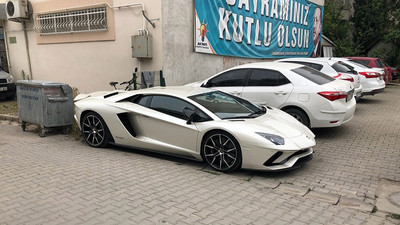 'Yerli ve Milli' toplantıya Lamborghini ile geldi