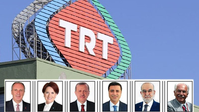 TRT Demirtaş'a 3 saniye ayırdı, HDP'ye ise hiç yer vermedi