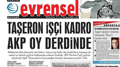 Evrensel gazetesi 24 yaşında