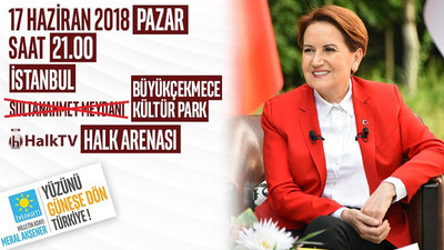 Akşener'li 'Halk Arenası'na açık hava yasağı