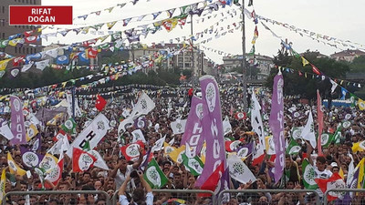 İstanbul'da HDP'den gövde gösterisi