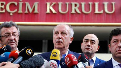 Muharrem İnce, Erdoğan'ı tebrik etti