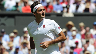 Federer Wimbledon'da zorlanmadan ikinci turda