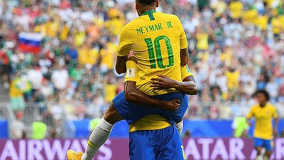 Neymar Brezilya'yı çeyrek finale taşıdı