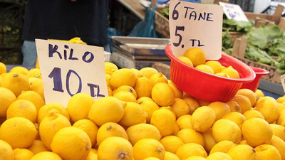 Pazara gidenin yüzü ekşiyor: 6 limon 5 lira