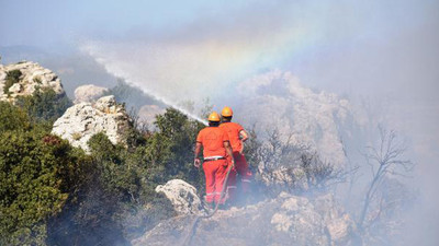 Antalya'da makilik alanda yangın