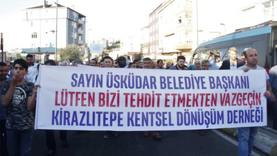 Kirazlıtepe halkı evleri için direniyor