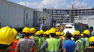 Şehir hastanesi işçileri grevde