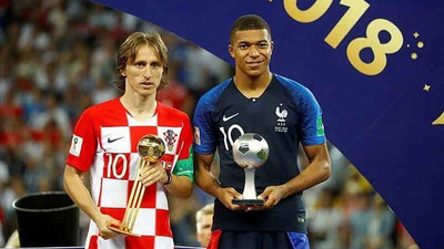 Modric ve Mbappe Dünya Kupası'nın en iyileri