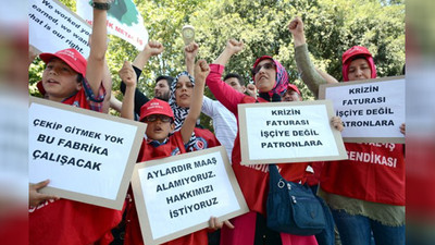 CSUN işçileri İŞKUR önünde: Elektrik, su, kira ödenemiyor