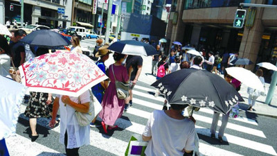 Japonya'da sıcak havadan ölenlerin sayısı 40'ı geçti