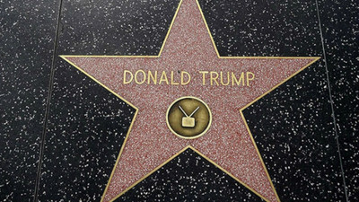 Trump'ın Hollywood'daki yıldızını kırdılar