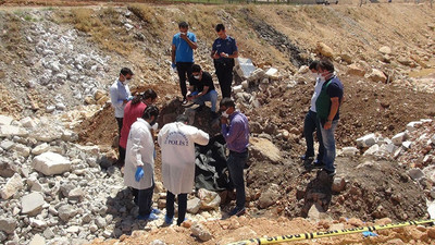 Urfa'da toprağa gömülü çocuk cesedi bulundu