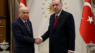 Erdoğan ile Bahçeli'nin görüşmesi sona erdi