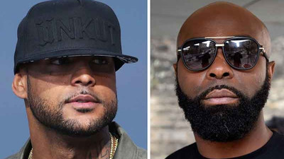 Rap'çiler havaalanında kavgaya tutuştu
