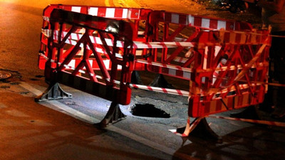 Beşiktaş'ta yine yol çöktü