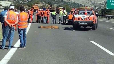 Ankara’da iki karayolu işçisi hayatını kaybetti