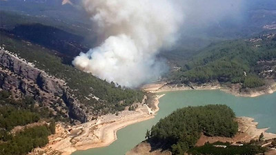 Antalya'da orman yangını