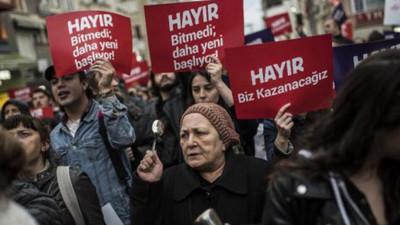 ‘Hayır demeye devam ediyoruz’