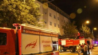 Diyarbakır’da kız öğrenci yurdunda yangın