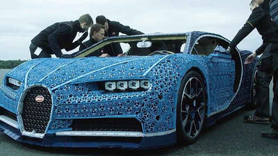 Lego Bugatti spor aracın sürülebilir bir kopyasını üretti