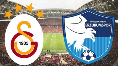 Galatasaray Erzurumspor maçında muhtemel 11'ler belli oldu