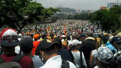 Venezuela'da sessiz protesto