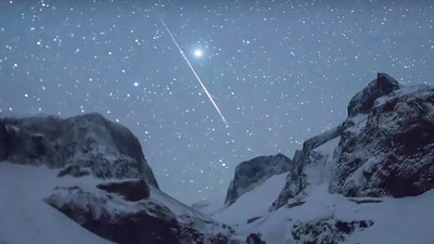 Çin'de meteor yağmuru